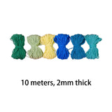 Maxbell Maxbell Cotton Soft Yarn Needlework Multifunction Knitting Thread for Rugs Bags Hats Combo 3