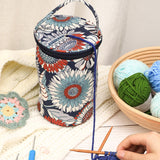 Maxbell Maxbell Yarn Storage Bag Portable Yarn Organizer for Cross Stitch Embroidery Outdoor A
