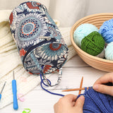 Maxbell Maxbell Yarn Storage Bag Portable Yarn Organizer for Cross Stitch Embroidery Outdoor A