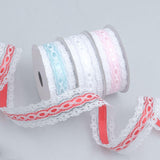 Maxbell Maxbell 1 Roll Lace Ribbon Wedding Ribbon (9.84 Yard) for Party Scrapbooking Holiday
