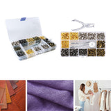 Maxbell Maxbell Eyelets Grommets Tool Set Clothing Leather Belt Bags Bag Washer Double Sided without Plier