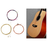 Maxbell Maxbell 10 Set Guitar Strings Acoustic Repair Classical Guitar Strings for Beginners Colorful