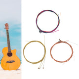 Maxbell Maxbell 10 Set Guitar Strings Acoustic Repair Classical Guitar Strings for Beginners Colorful