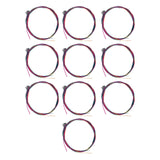 Maxbell Maxbell 10 Set Guitar Strings Acoustic Repair Classical Guitar Strings for Beginners Colorful