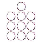 Maxbell Maxbell 10 Set Guitar Strings Acoustic Repair Classical Guitar Strings for Beginners Colorful