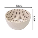 Maxbell Maxbell Crocheting Bowl Handmade Accessory Ceramics Yarn Bowl for Girlfriend Friends Beige