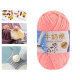 Maxbell Skeins Wool Yarn Materials Supply Crochet Yarn for Knitting Crocheting Scarf Pink