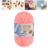 Maxbell Skeins Wool Yarn Materials Supply Crochet Yarn for Knitting Crocheting Scarf Pink
