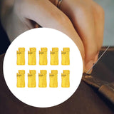 Maxbell Maxbell 10 Pieces Sewing Threader Hand Tool for Quilting DIY Crafts Hand Stitching Yellow