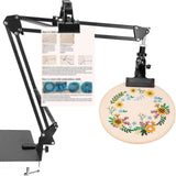 Maxbell Maxbell Embroidery Hoop Stand Table Clamp Stand Gifts Adjustable for Sewing Home DIY Style B