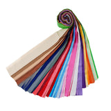 Maxbell Maxbell 56 Pieces Jelly Roll Fabric Strips Sewing Precut Patchwork Roll Quilt Strips 6.5x50cm