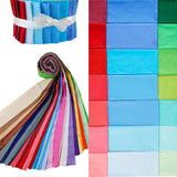 Maxbell Maxbell 56 Pieces Jelly Roll Fabric Strips Sewing Precut Patchwork Roll Quilt Strips 6.5x50cm