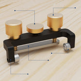 Maxbell Maxbell Mini Sharpener Fixed Angle Adjustable Knife Clip Clip for Woodworking Tools Black