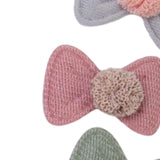 Maxbell 20x Boutique Bow with No Clip Small Bows Tiny DIY Hair Barrettes Craft Bows 10 pink and 10 green