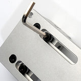 Maxbell Maxbell Leather Strip Cutting Tool Clear Scale Adjustable Alloy Leather Strap Cutter