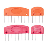 Maxbell Maxbell 20Pcs Knit Blocking Pins Crafts for Handcraft Blocking Knitting Blocking Mat orange and red