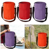 Maxbell Maxbell Yarn Storage Tote with Shoulder Strap Sturdy Crochet Beginners Gift Yarn Bag Orange