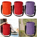 Maxbell Maxbell Yarn Storage Tote with Shoulder Strap Sturdy Crochet Beginners Gift Yarn Bag Orange