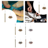 Maxbell Needle Threading and Seam Ripper 2Pcs Thread Remover for Needlework Home Use Gold