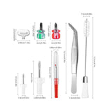 Maxbell Sewing Machine Cleaning Kit Different Size Screwdrivers Serger Cleaner Tools