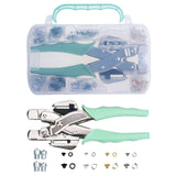 Maxbell Grommet Eyelet Pliers Tool Kit with Eyelets Sturdy for Bag DIY Project Shoes