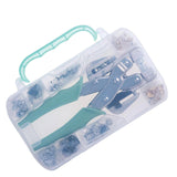 Maxbell Grommet Eyelet Pliers Tool Kit with Eyelets Sturdy for Bag DIY Project Shoes