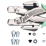 Maxbell Grommet Eyelet Pliers Tool Kit with Eyelets Sturdy for Bag DIY Project Shoes