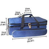 Maxbell Die Cut Machine Carrying Case Practical Lightweight Travel Carry Accessories Blue