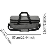 Maxbell Die Cut Machine Carrying Case Practical Lightweight Travel Carry Accessories Gray