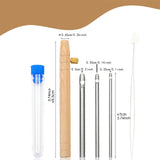 Maxbell Punch Pin Kit Embroidery Pen with 3 Pin S Poking Pin Knitting Embroidery Pin Large Size