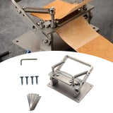 Maxbell DIY Leather Splitter Adjustable Strip Belt Thinning Leather Skiver Hand Tool