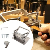 Maxbell DIY Leather Splitter Adjustable Strip Belt Thinning Leather Skiver Hand Tool