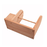 Maxbell Wooden Yarn Holder for Crocheting Easy Assembly Portable Yarn Organizer Rack