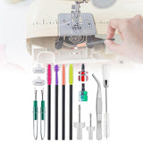 Maxbell 14x Sewing Machine Cleaning Kit Double Headed Brush Maintenance Repair Tools
