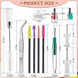 Maxbell 14x Sewing Machine Cleaning Kit Double Headed Brush Maintenance Repair Tools