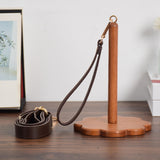 Maxbell Wrist Yarn Ball Holder Yarn Dispenser for Crocheting for DIY Sewing Handmade Dark Wood