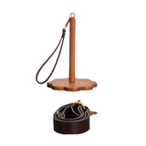 Maxbell Wrist Yarn Ball Holder Yarn Dispenser for Crocheting for DIY Sewing Handmade Dark Wood