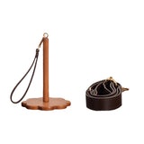 Maxbell Wrist Yarn Ball Holder Yarn Dispenser for Crocheting for DIY Sewing Handmade Dark Wood