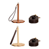 Maxbell Wrist Yarn Ball Holder Yarn Dispenser for Crocheting for DIY Sewing Handmade Dark Wood
