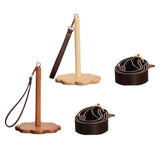 Maxbell Wrist Yarn Ball Holder Yarn Dispenser for Crocheting for DIY Sewing Handmade Dark Wood