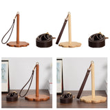 Maxbell Wrist Yarn Ball Holder Yarn Dispenser for Crocheting for DIY Sewing Handmade Dark Wood