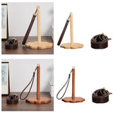 Maxbell Wrist Yarn Ball Holder Yarn Dispenser for Crocheting for DIY Sewing Handmade Dark Wood