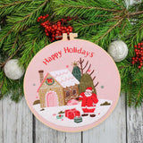Maxbell Christmas Embroidery Starter Kit with Embroidery Hoop Beginners Cross Stitch Santa Claus