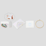 Maxbell Christmas Embroidery Kit for Beginner Handwork Art Handmade Sewing Craft Set Christmas Tree