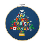 Maxbell Christmas Embroidery Kit for Beginner Handwork Art Handmade Sewing Craft Set Christmas Tree