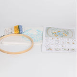 Maxbell Christmas Embroidery Kit for Beginner Handwork Art Handmade Sewing Craft Set Christmas Tree