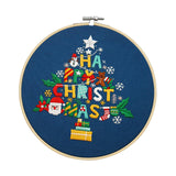 Maxbell Christmas Embroidery Kit for Beginner Handwork Art Handmade Sewing Craft Set Christmas Tree