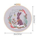 Maxbell Christmas Embroidery Starter Kit Supplies Creative Decorative Gift Craft Set Bunny