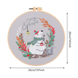 Maxbell Christmas Embroidery Starter Kit Supplies Creative Decorative Gift Craft Set Polar Bear