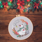 Maxbell Christmas Embroidery Starter Kit Supplies Creative Decorative Gift Craft Set Polar Bear